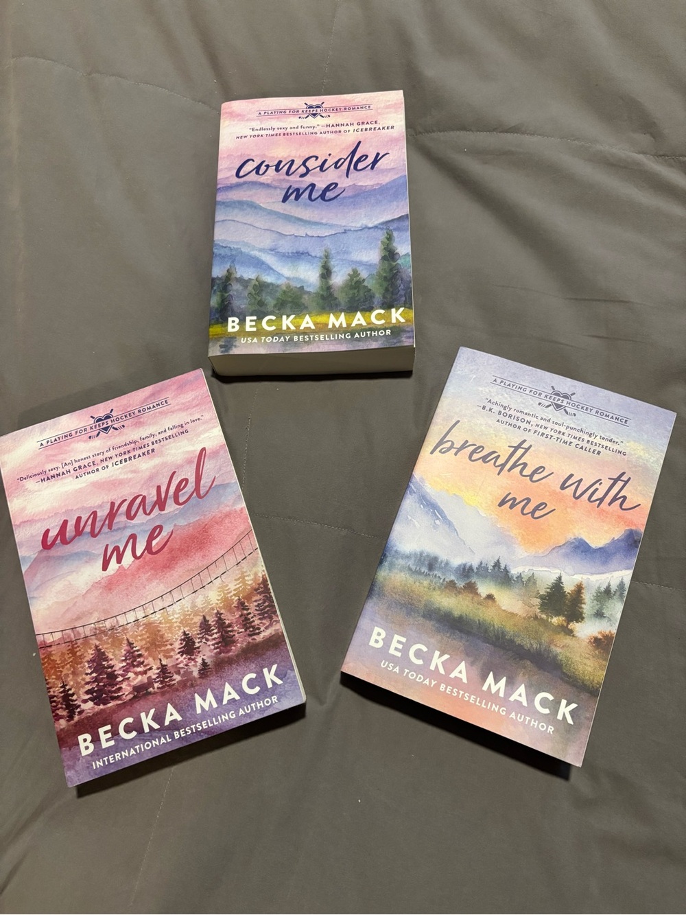 'Consider Me' Paperback Books 1,3 and 5